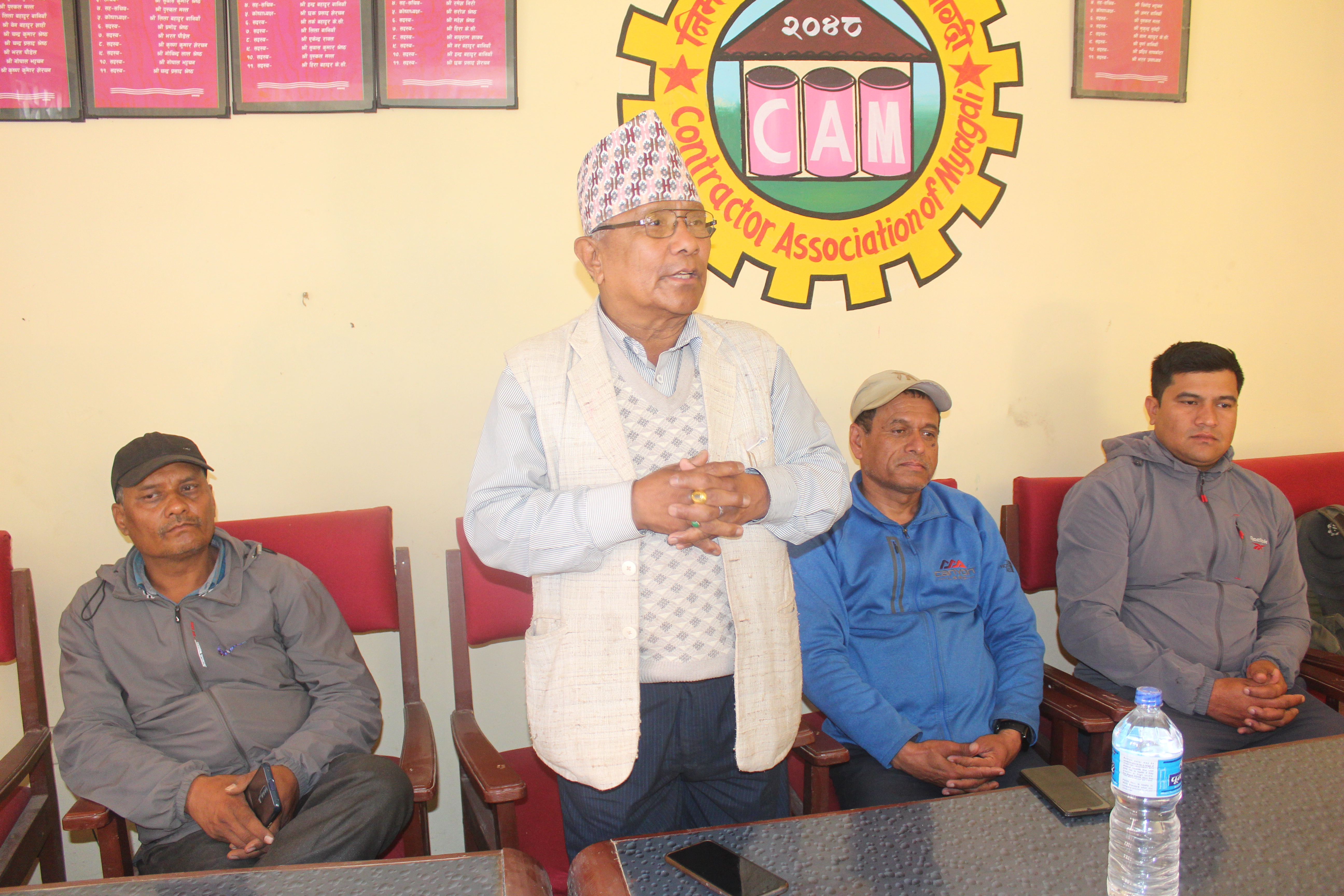 सरकारले संसोधन गर्न लागेको खरिद ऐनको विरोधमा निर्माण व्यवसायी म्याग्दी