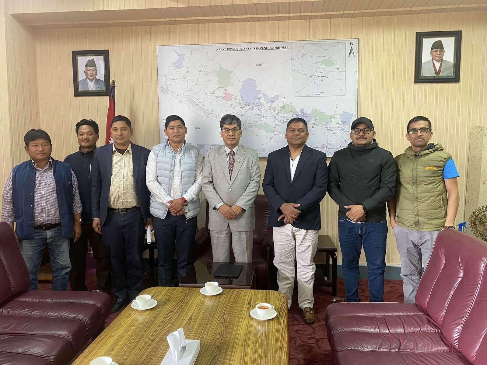 सांसद जुग्जालीद्धारा विभिन्न मन्त्रालयमा भेटघाट र योजना पेश