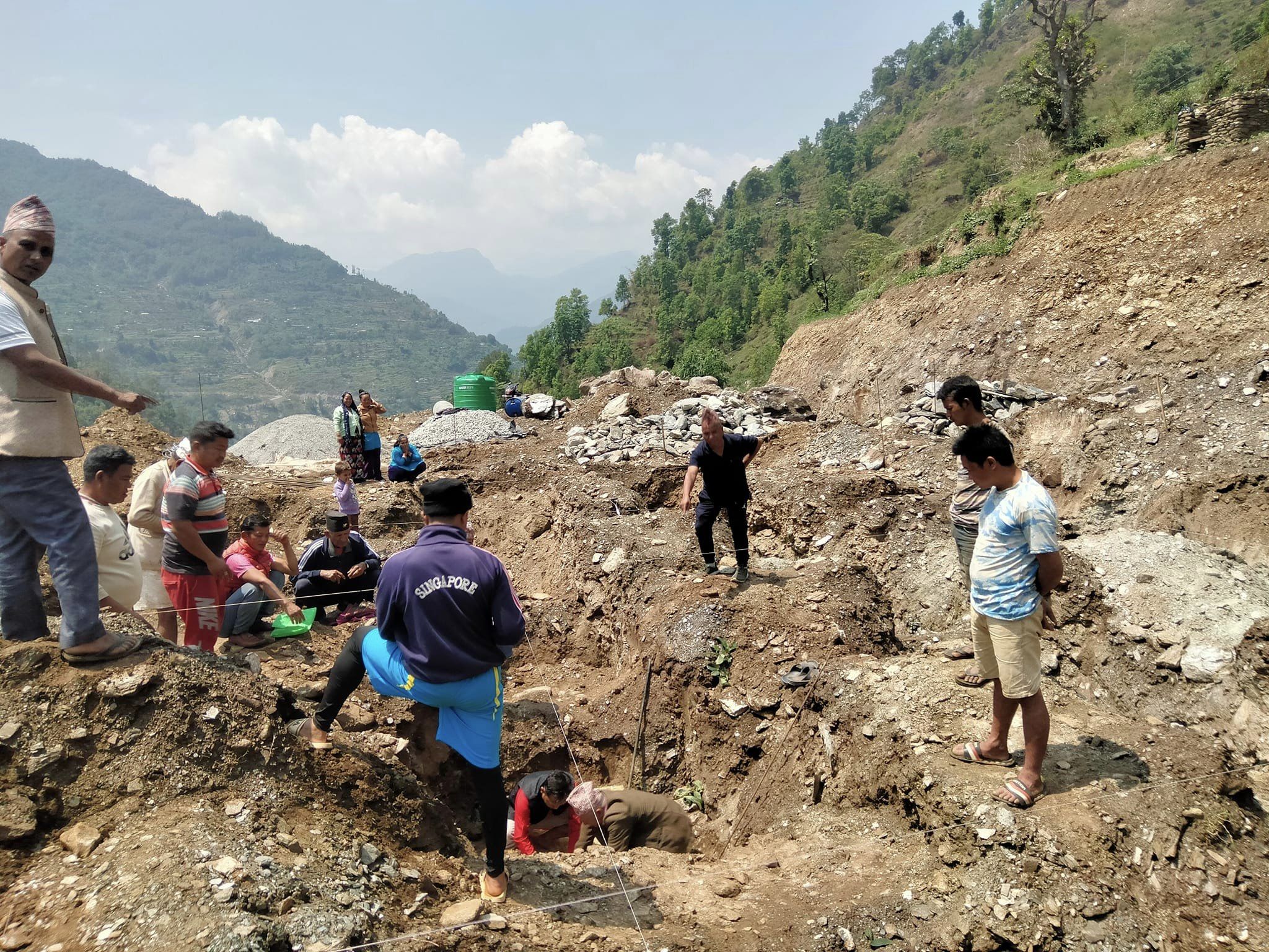 मराङमा वडा कार्यालय भवन निर्माण शुरु