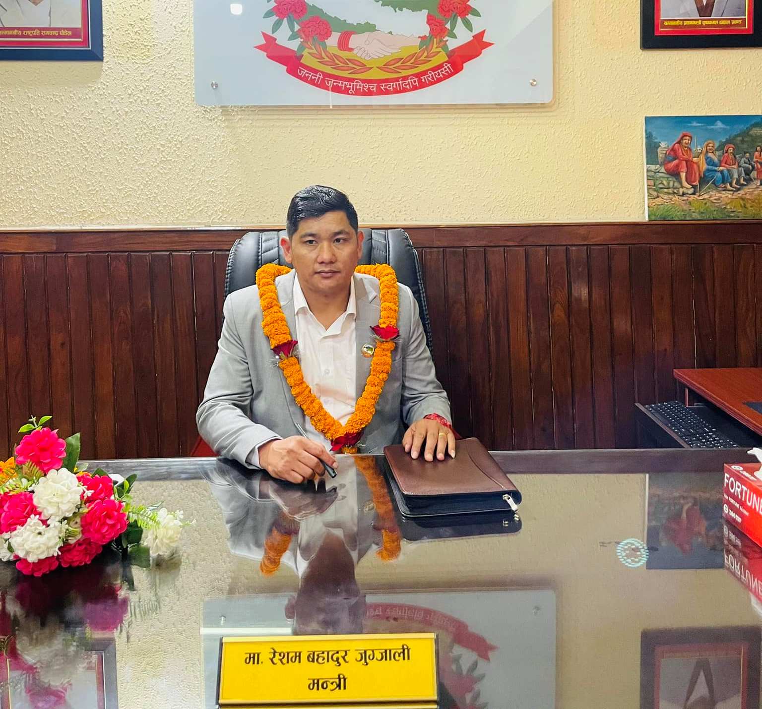 सांसद जुग्जाली भौतिक पूर्वाधार तथा यातायात व्यवस्था मन्त्रीमा नियुक्त