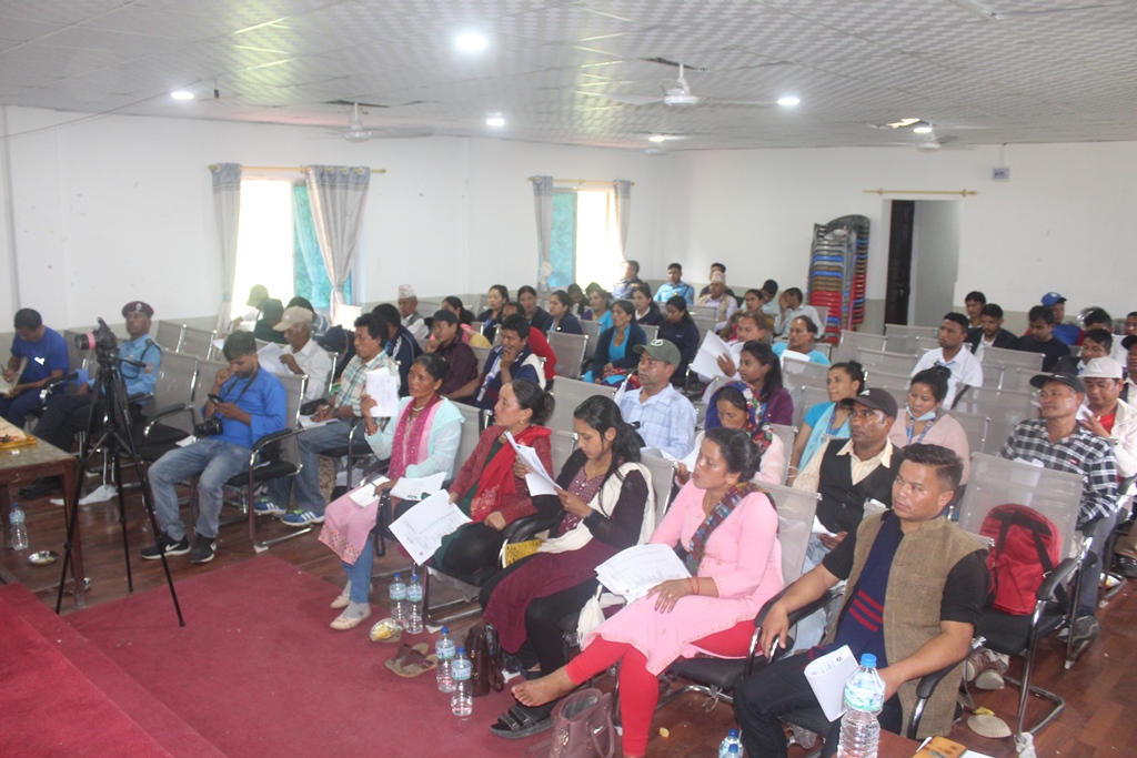 रघुगंगा गाउँपालिकाको बजेट ४३ करोड ५७ लाख (तस्बिरहरु)
