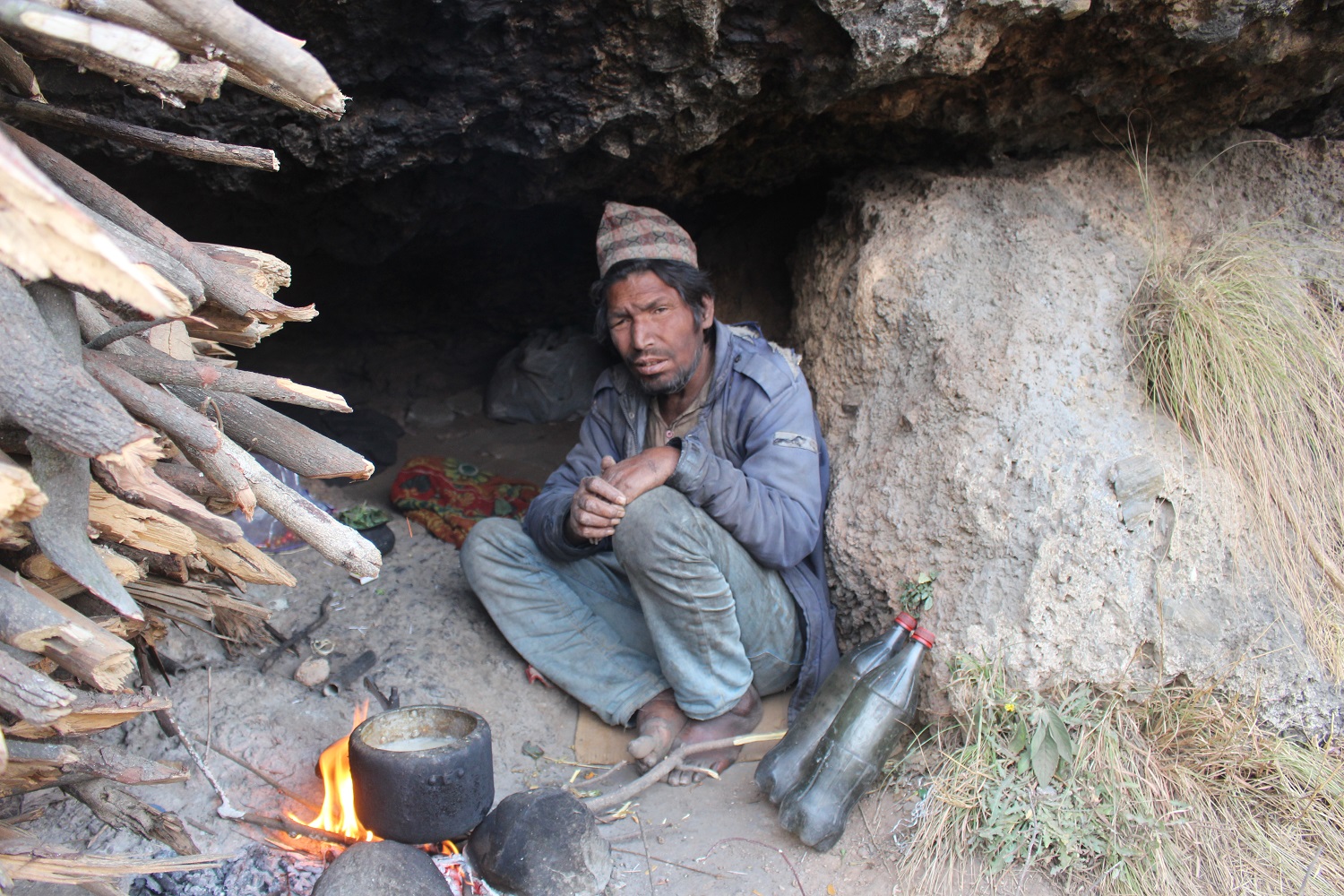ओडारमा बस्दै आएका राहुलको उद्दार