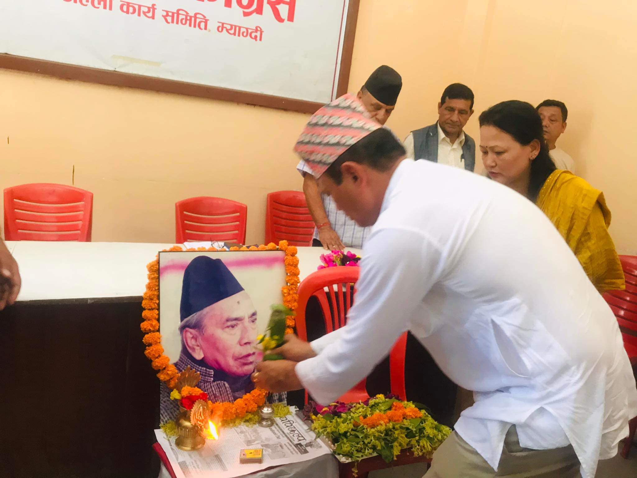 म्याग्दीमा गणेशमान सिंहको २६औँ स्मृति दिवस मनाइयो