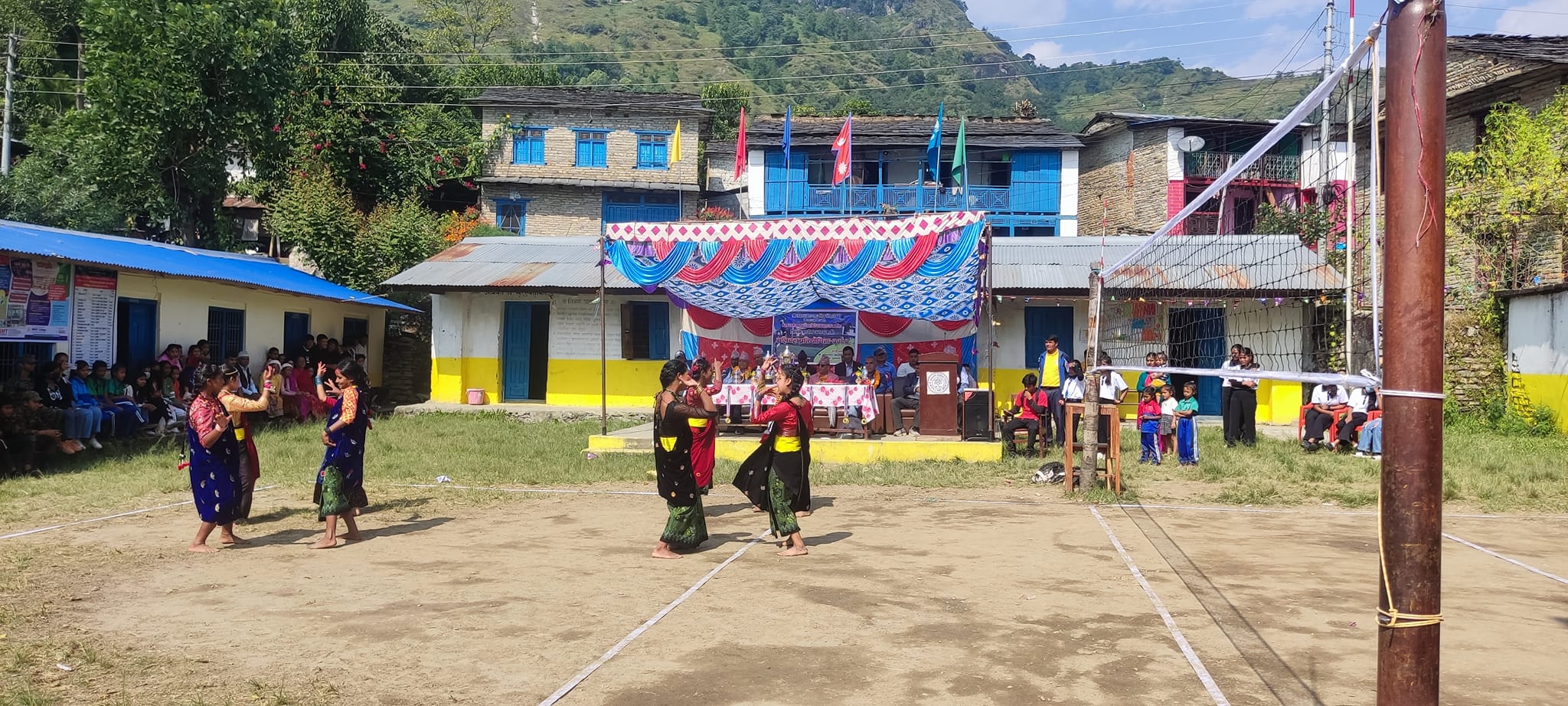 जनकल्याण मावि पुलाचौरमा जिल्लास्तरीय भलिबल प्रतियोगिता