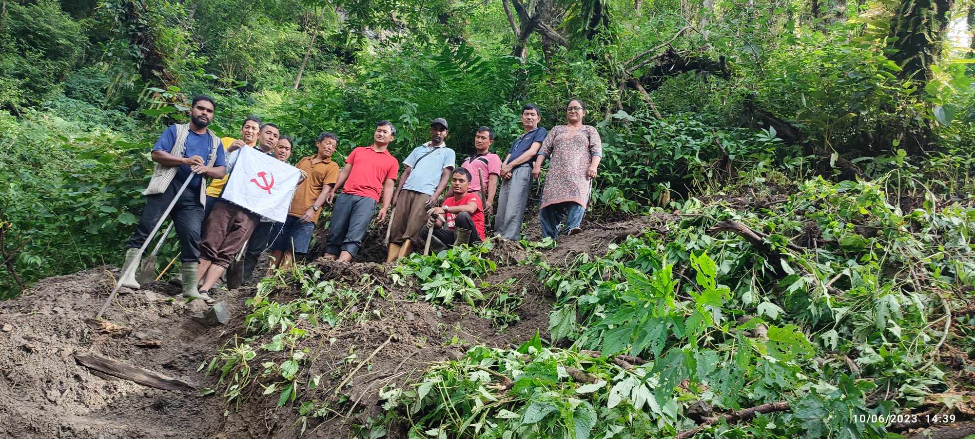 माओवादी अभियानबाट पदमार्ग मर्मत