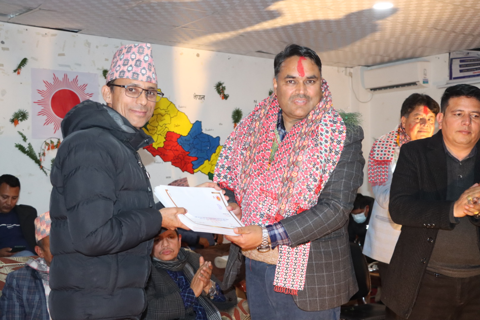 सर्वसम्मत रुपमा एमाले म्याग्दीको नेतृत्व चयन