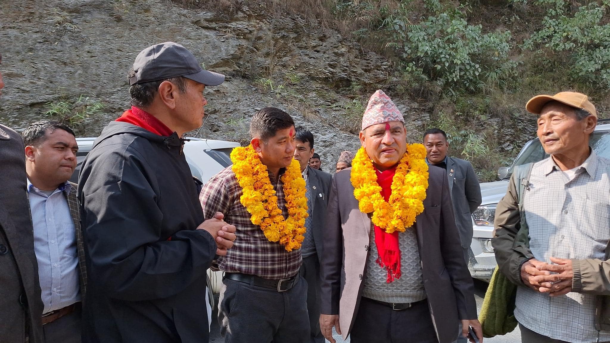 बेनी–जोमसोम–कोरला सडक निर्माणलाई गति दिन मन्त्री ज्वालाको निर्देशन