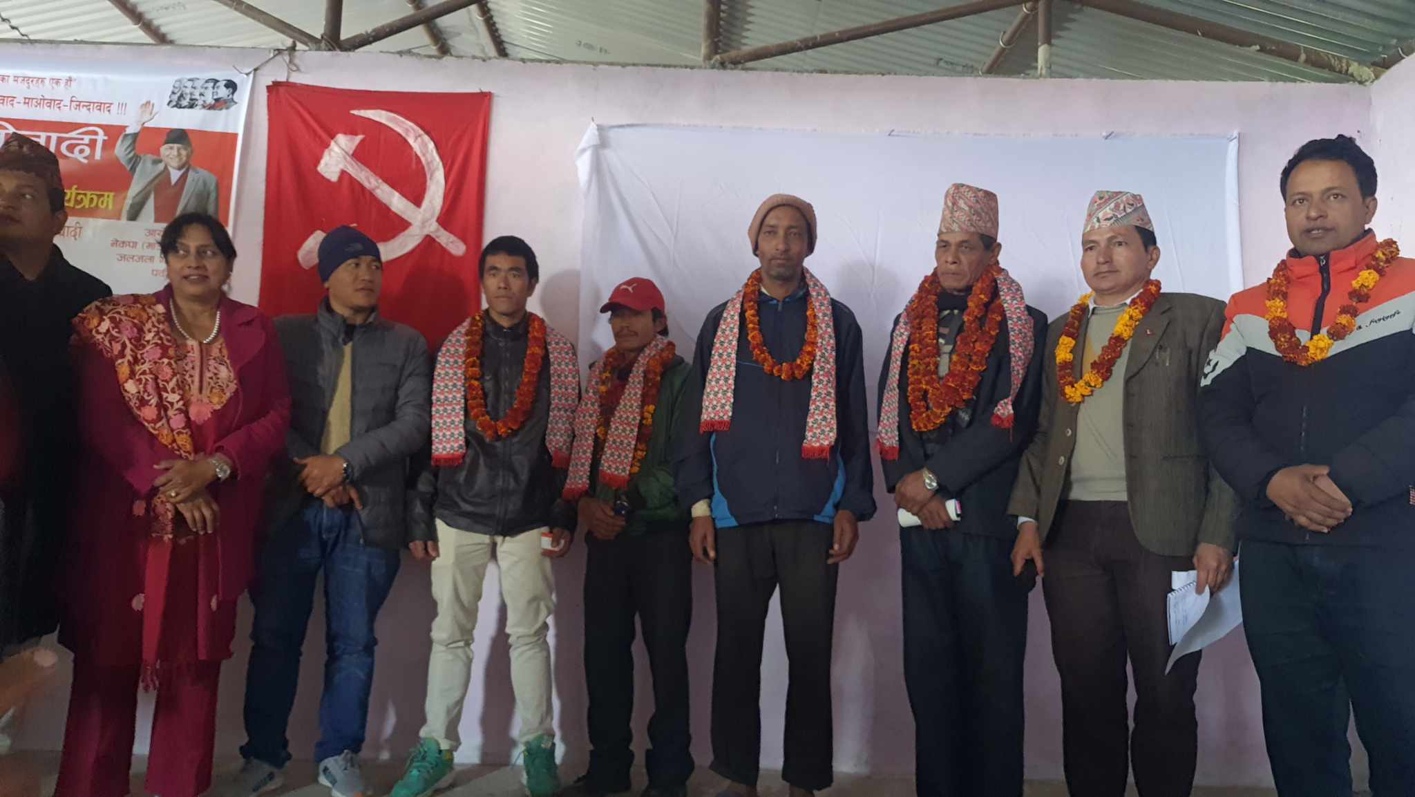 जलजलाका माओवादी कार्यकर्तालाई प्रशिक्षण