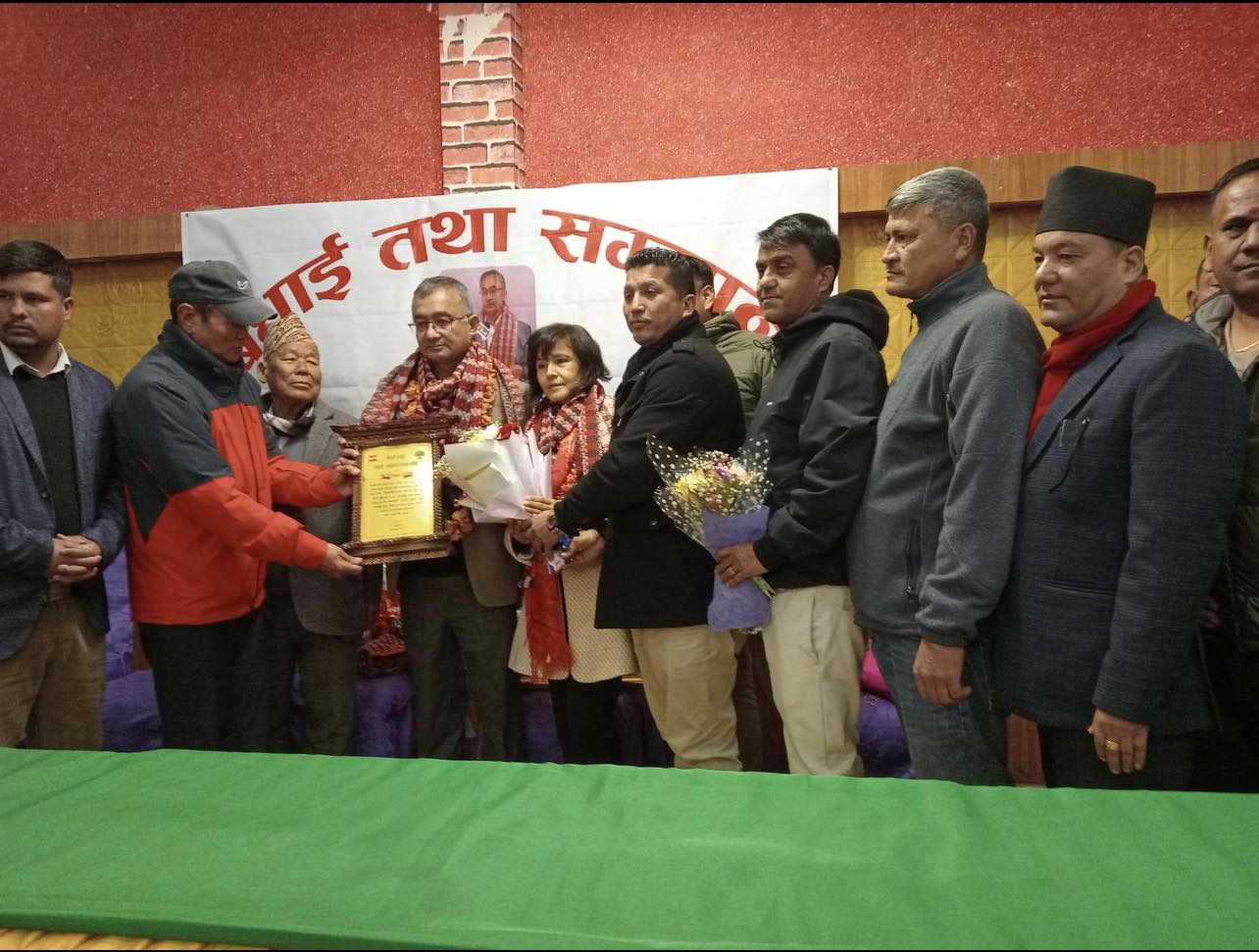 गंगागाल राष्ट्रिय हृदय केन्द्रका कार्यकारी निर्देशक डा.मल्ल सम्मानित