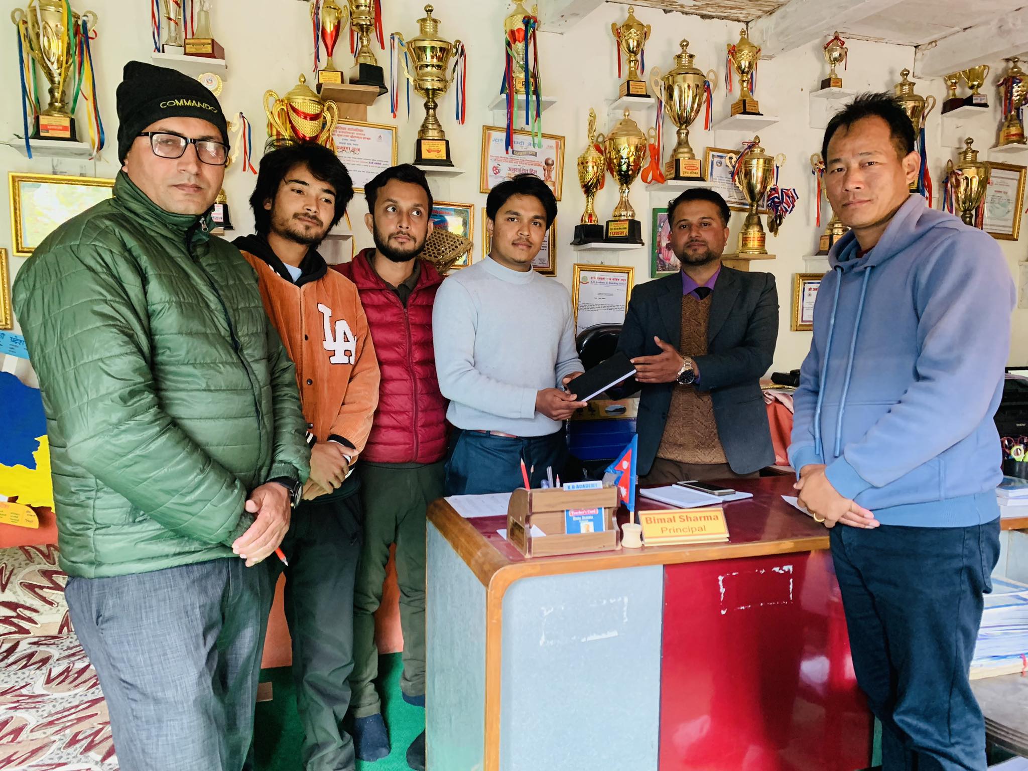 केवि एकेडेमी र दरबाङ पोलिक्लिनिक बिच स्वास्थ्योपचार सम्झौता