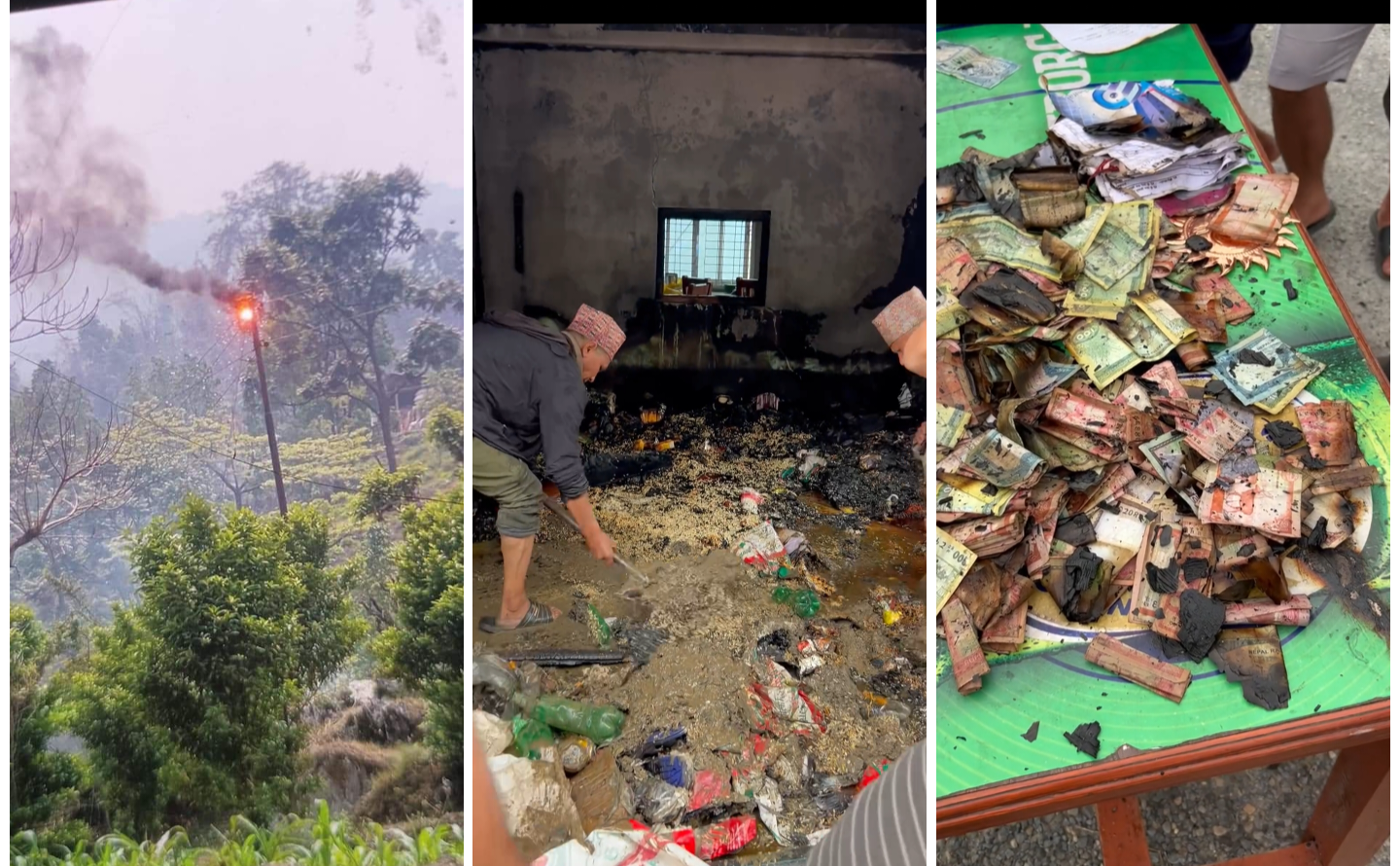 अन्नपुर्णको घारमा विद्युत सर्ट हुँदा ६० घरमा क्षति