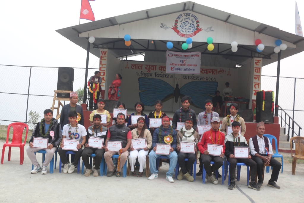 लाल युवा क्लबको नवनिर्मित स्टेज उद्घाटन (तस्बिरहरु)