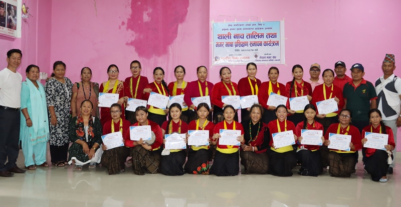 बेनीमा थाली नाच तालिम संचालन (फोटो/भिडिओ)