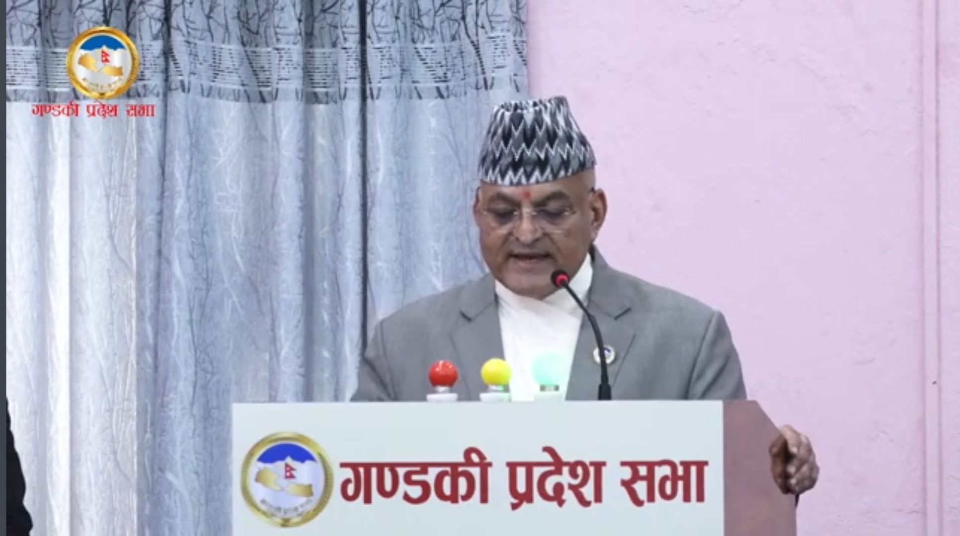 गण्डकीका मुख्यमन्त्री पाण्डेले पाए विश्वासको मत