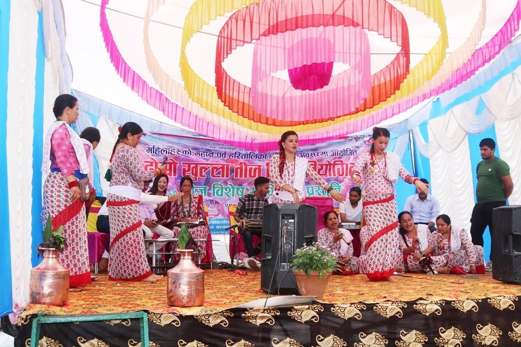 बागलुङको तिजगीत प्रतियोगितामा क्षत्री समाज म्याग्दी प्रथम