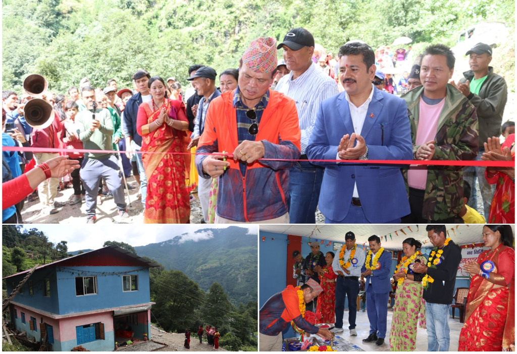 दग्नाममा आमा समुहको बहुउद्धेश्यीय भवन उद्घाटन (तस्बिरहरु)