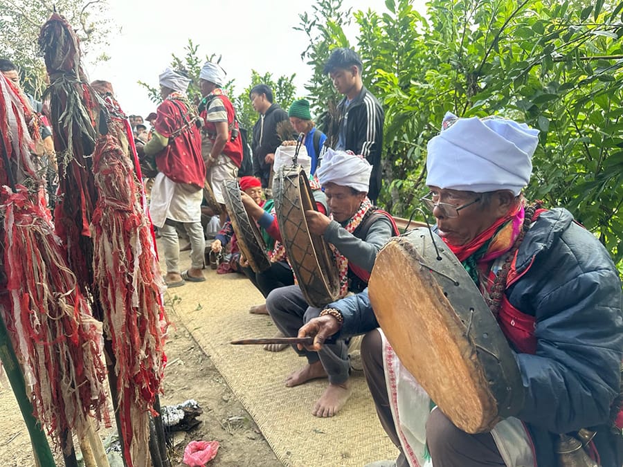 बरङ्जामा ‘आगोदेउ’ पर्व मनाइयो