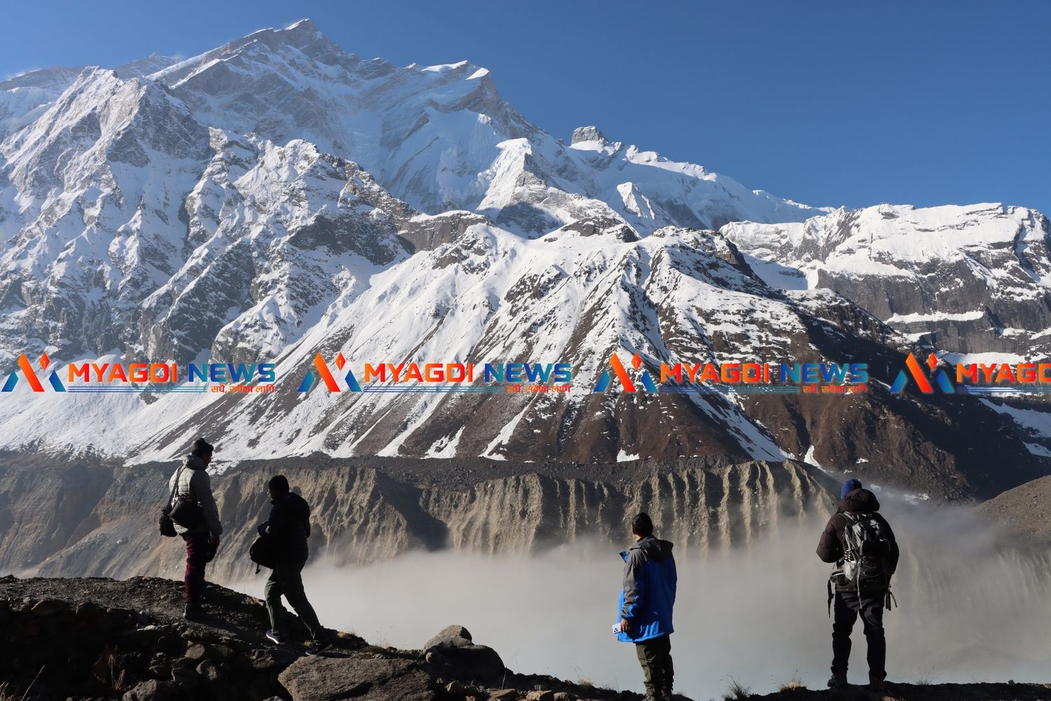 अन्नपूर्ण आधार शिविरमा म्याराथुन दौड प्रतियोगिता हुँदै