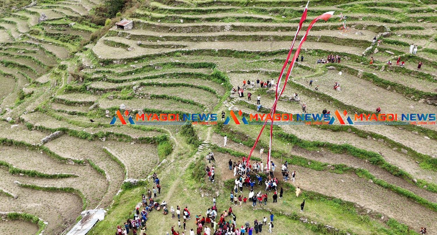 दग्नामको सयौं वर्ष पुरानो लिङ्गो जुधाउने प्रतियोगितामा कान्छी गाउँ विजयी (फोटो फिचर)