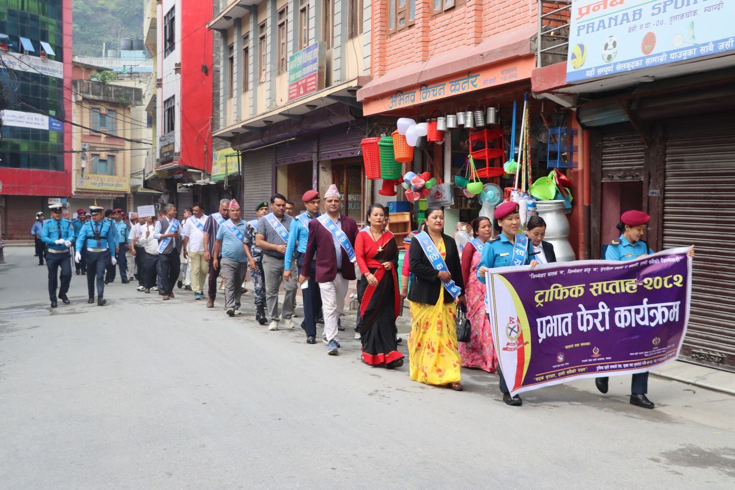 म्याग्दीमा ट्राफिक सप्ताह सुरु