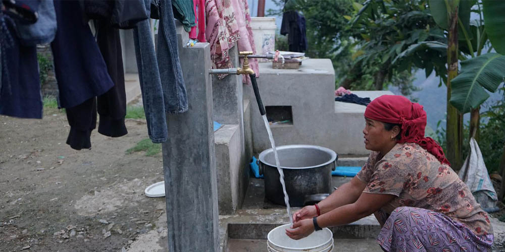 डाँडागाउँमा ‘एक घर, एक धारा’
