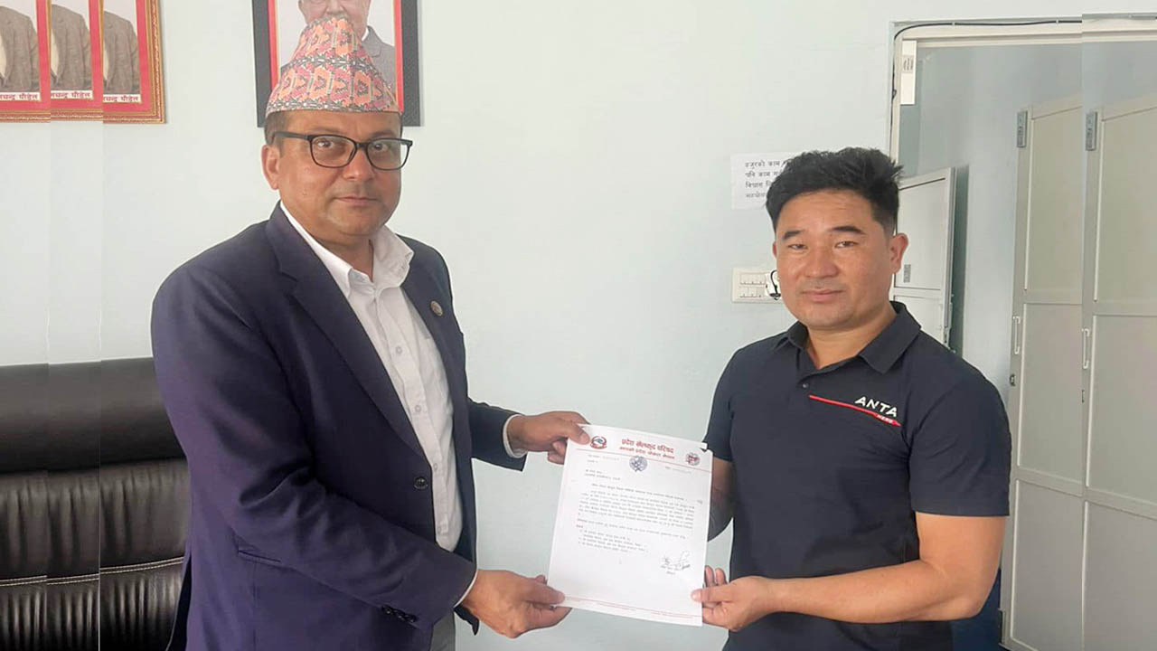 जिल्ला खेलकुद विकास समिति म्याग्दीको कोषाध्यक्षमा नगेन्द्र मल्ल