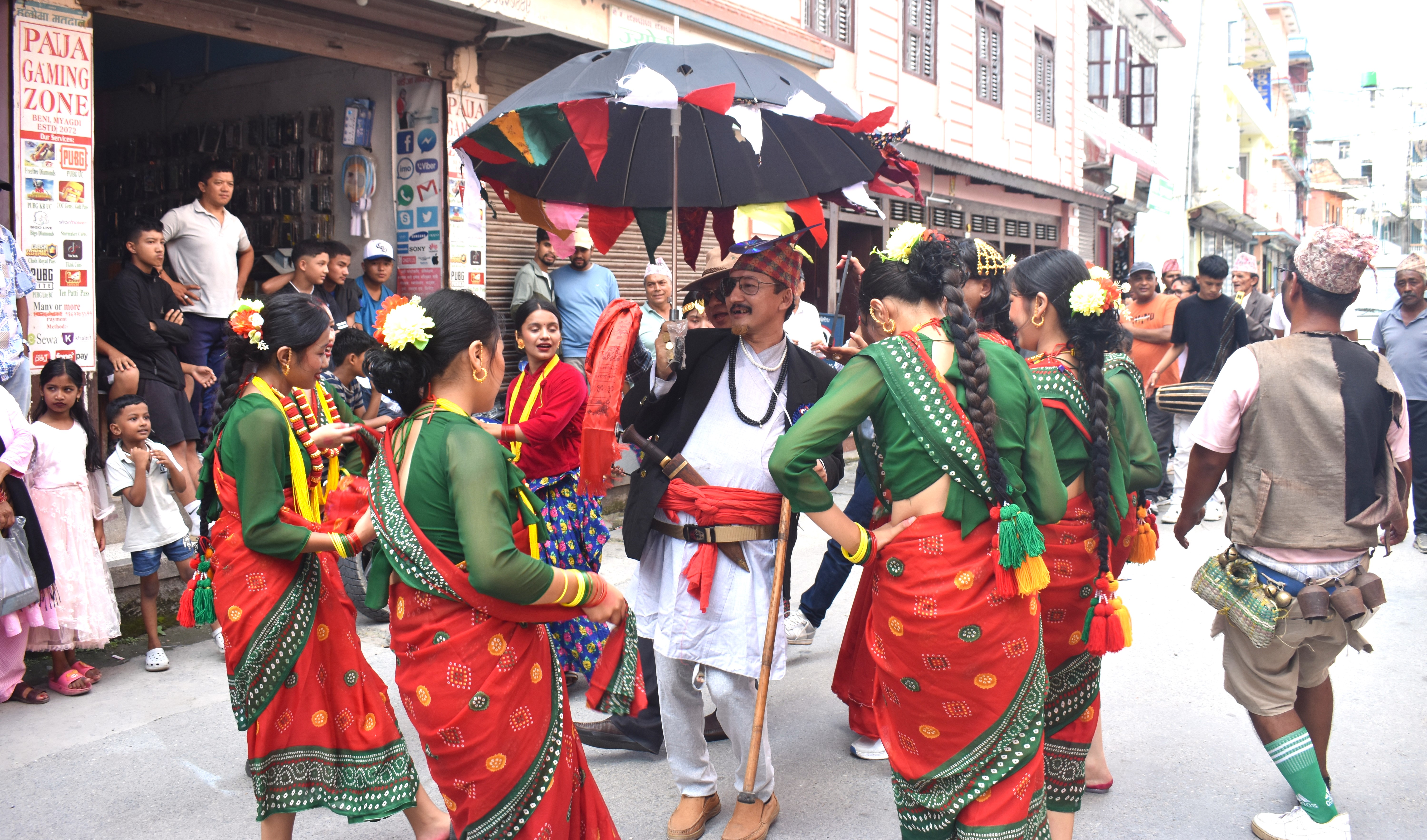 बेनीमा बीस वर्षपछि ‘धानको बाला नाच’ प्रदर्शन