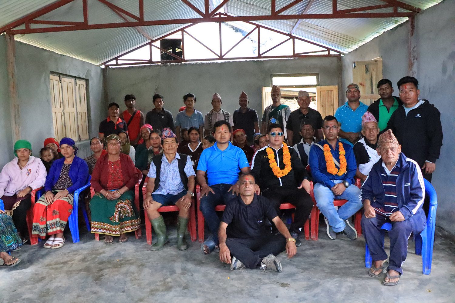मालिकाको छापमा निर्माण भएको सामुदायिक भवन उद्घाटन