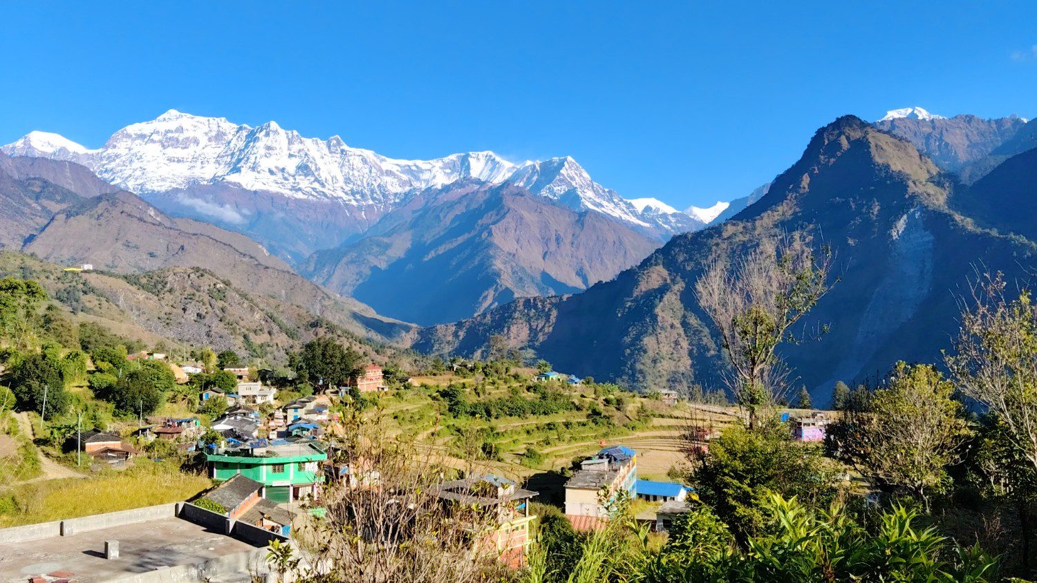 ताकमबाट देखिएको मनोरम हिमाल (तस्बिरहरु)