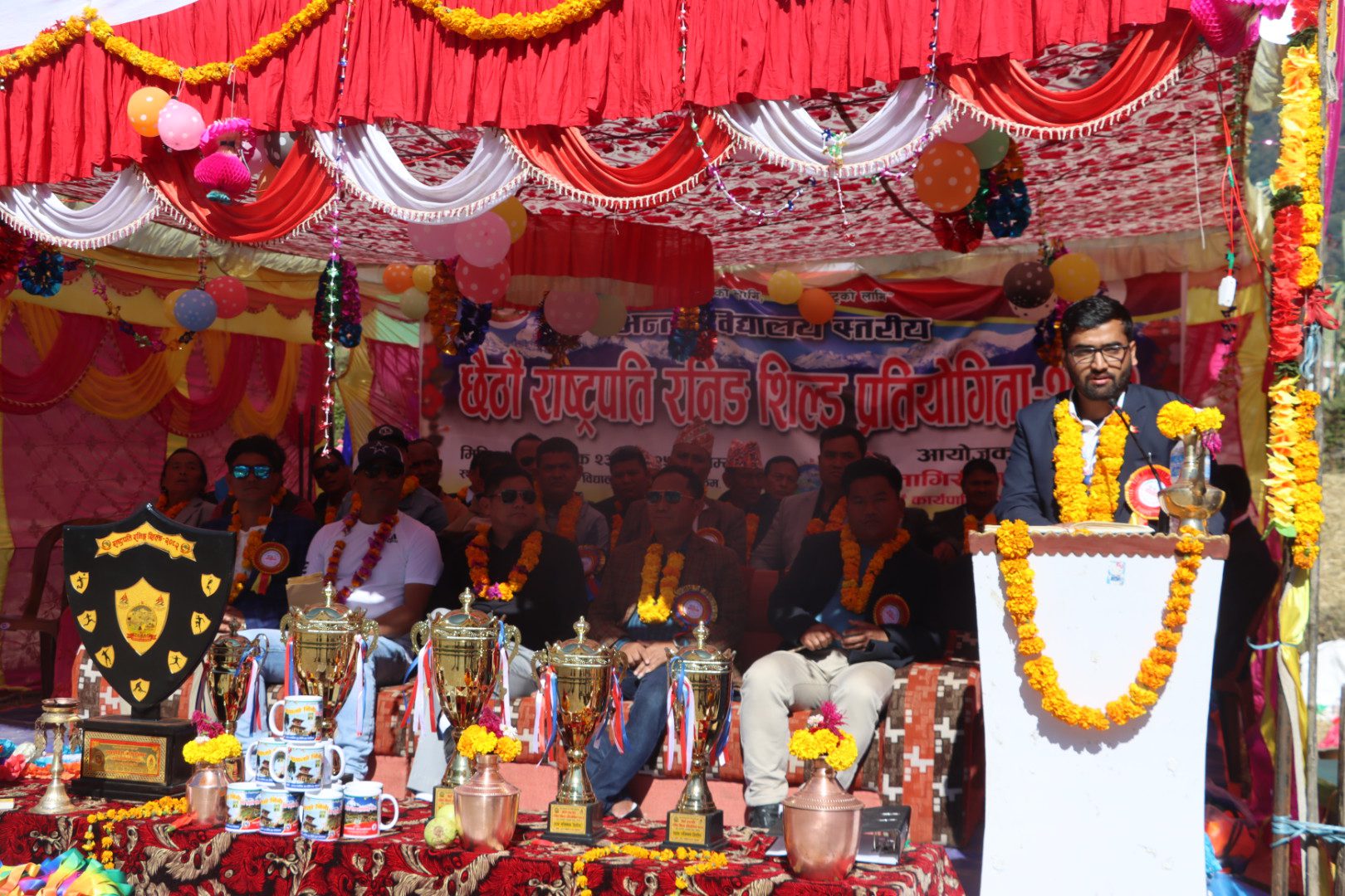 ताकममा छैटौँ राष्ट्रपति रनिङ शिल्ड प्रतियोगिता सुरु(फोटो फिचर)