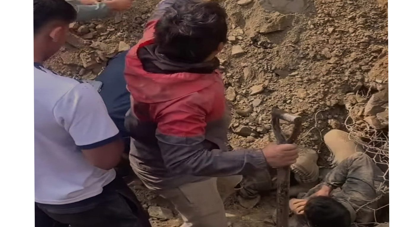 माटोको ढिस्कोले पुरिएर एक मजदुरको मृत्यु