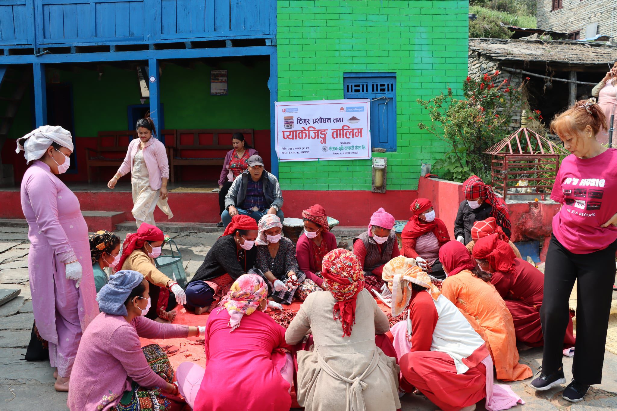 तोरीपानीमा टिमुर प्रशोधन अन्तर्गत छोप तथा प्याकेजिङ तालिम