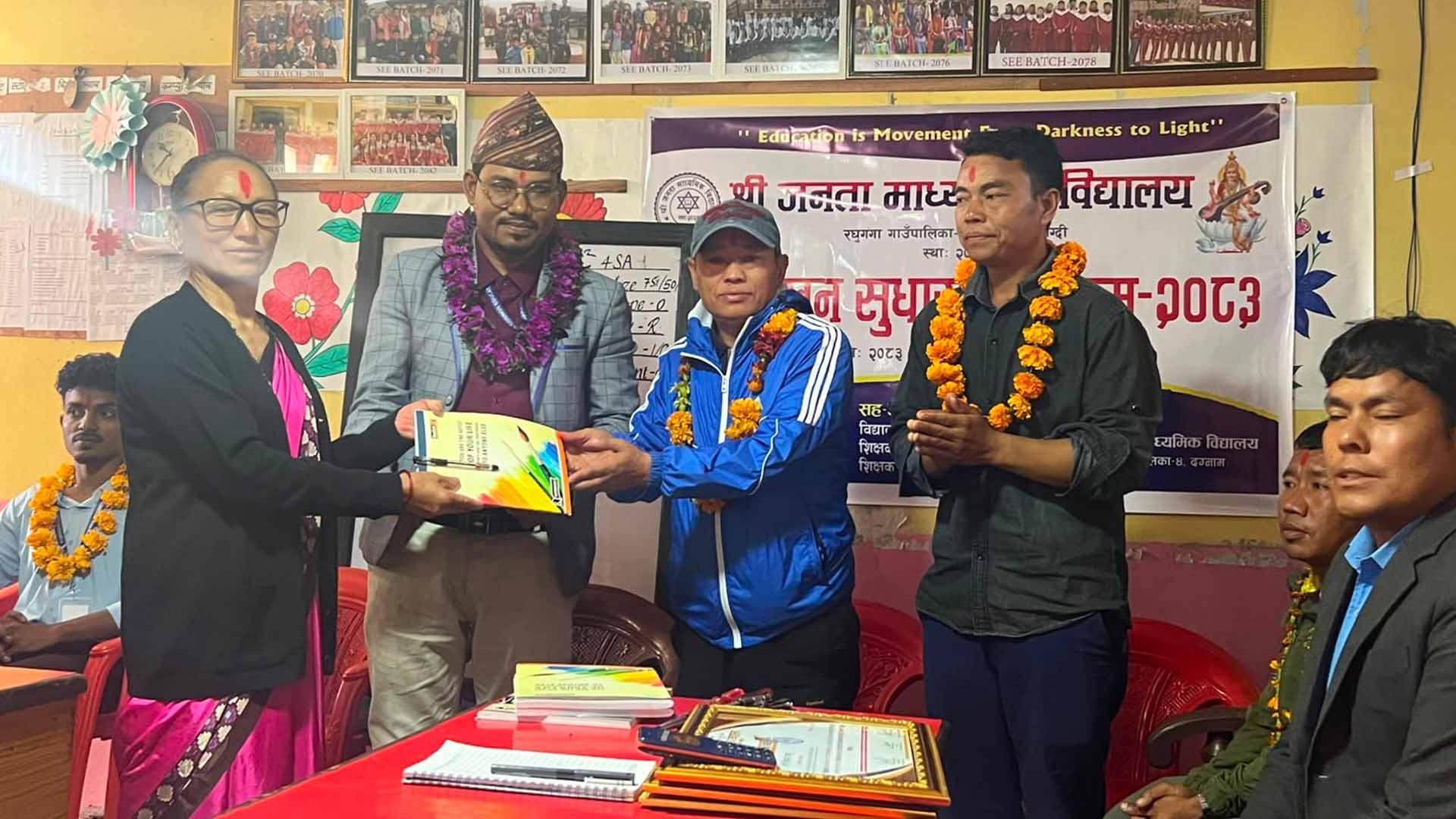 जनता मावि दग्नाममा हस्तलेखन सुधार कार्यक्रम सम्पन्न