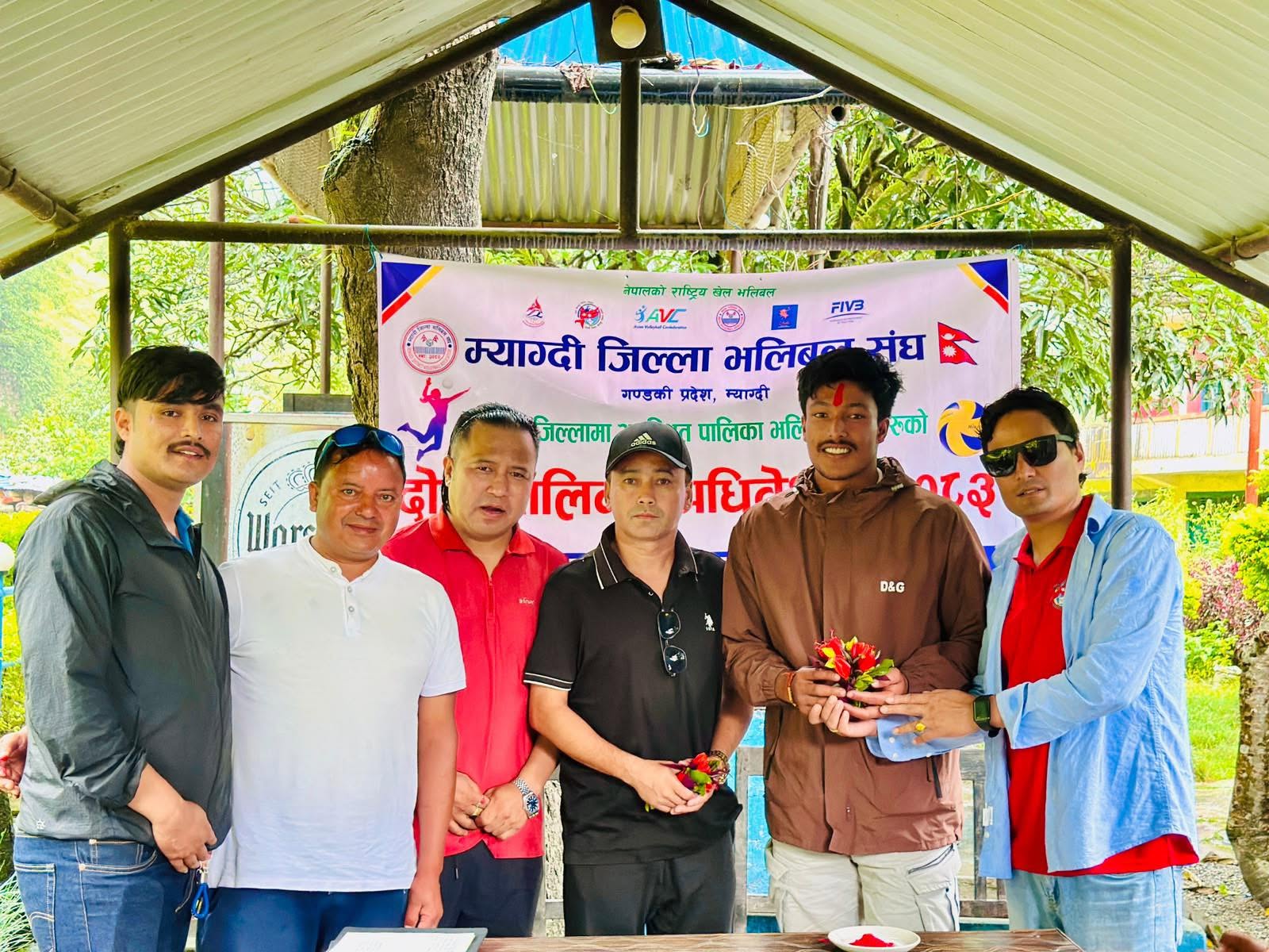 रघुगंगा गाउँपालिका भलिबल संघको अध्यक्षमा सरोज कुमार मल्ल