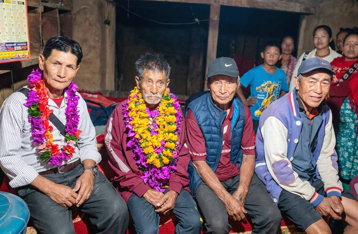 ५८ वर्षपछि जन्मथलो फर्किए दग्नामका यामबहादुर तिलिजा