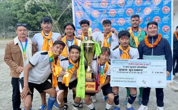 पश्चिम म्याग्दी कपको उपाधि आयोजक ‘ए’ लाई
