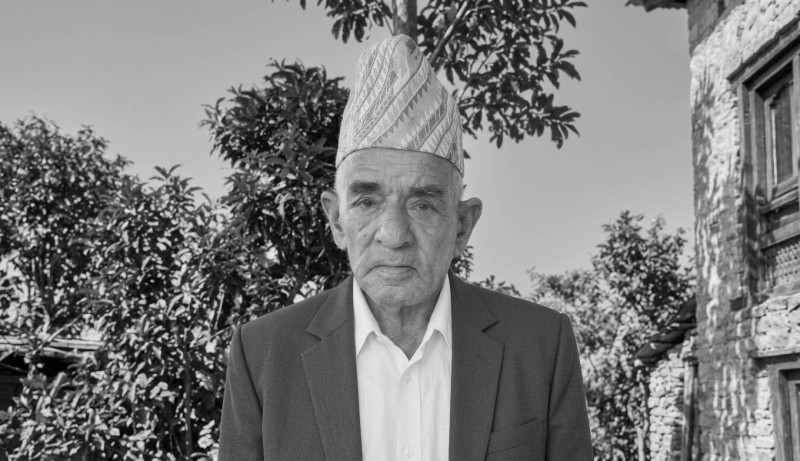 ताकमका अग्रणी व्यक्तित्व पूर्णाखर उपाध्यायको ९३ वर्षमा निधन